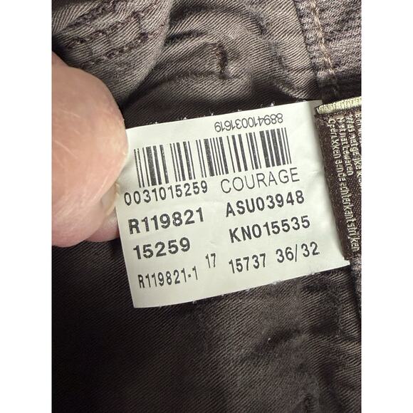 34 Heritage Pants Men Sz 36x32 Brown Courage Corduroy Mid Rise Straight Regular - Picture 15 of 15